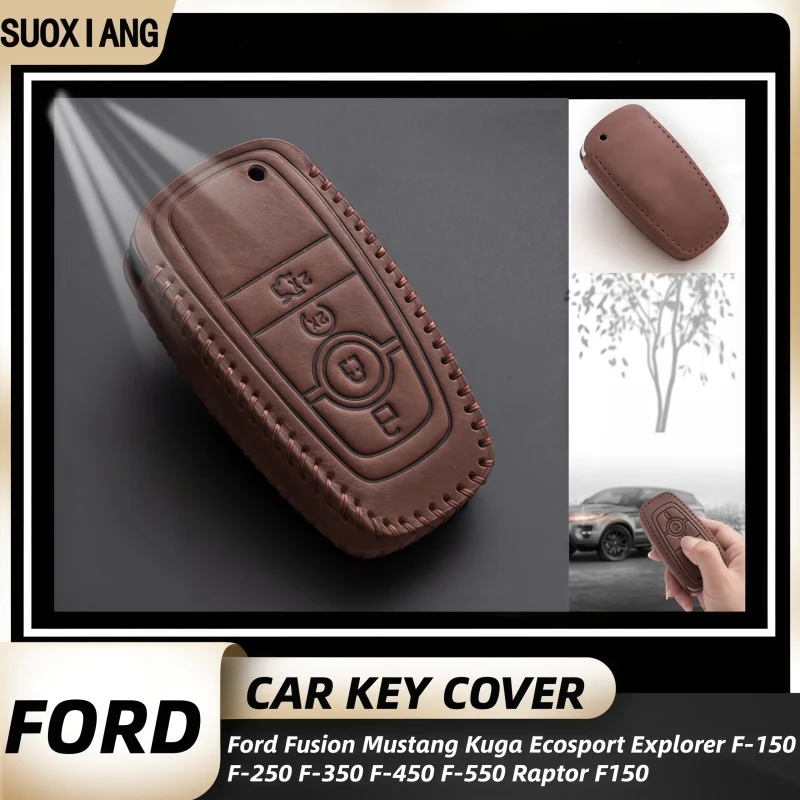 

Fashion 3 4Buttons Car Key Case Cover for Ford Explorer Mustang Fusion Escape F150 F250 F350 F450 F550 Ford Raptor 2020 2021