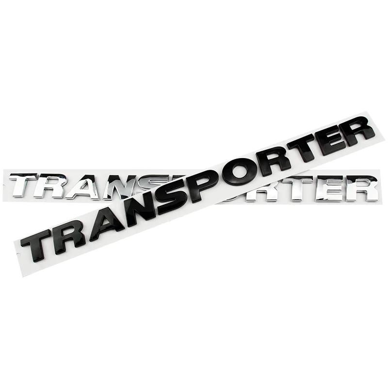 

Car ABS Rear Tail Trunk Words Letters Logo Badge Emblem Decals Sticker For Volkswagen VW TRANSPORTER T4 T5 T6 T7 T8 Accessories