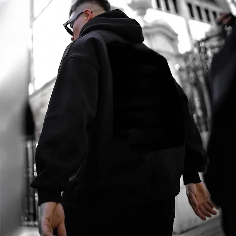 2025 بروكلين موضة هوديس للرجال كل موسم اليومية عادية الرياضة قمصان سويت شيرت بقلنسوة الذكور المنزل في الهواء الطلق الراحة الدافئة البلوز