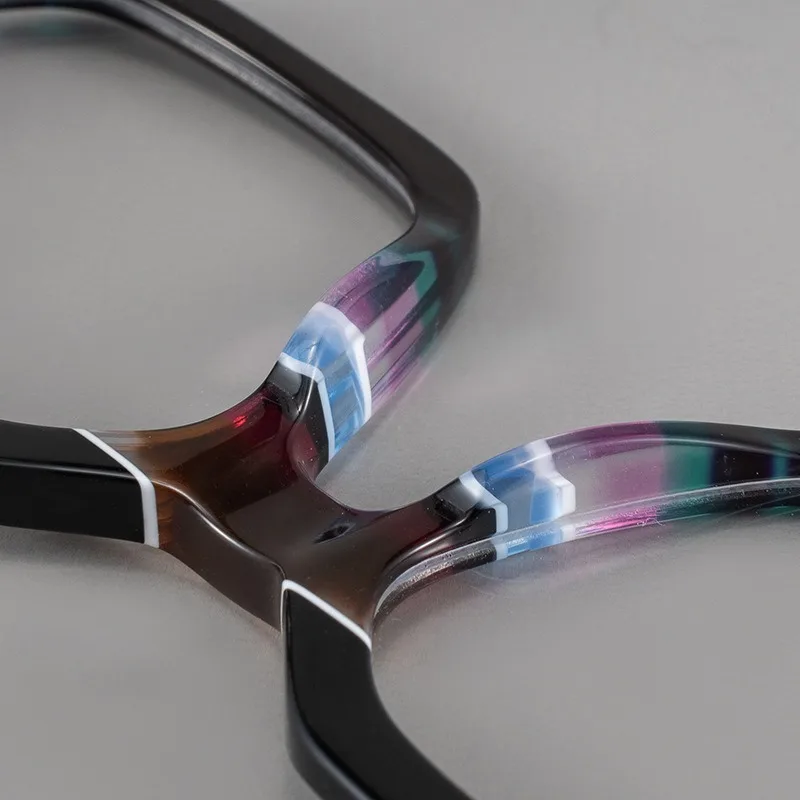 نظارات شمسية مع برشام مصنوعة يدويًا من الأسيتات الكلاسيكية الكلاسيكية المصنوعة يدويًا