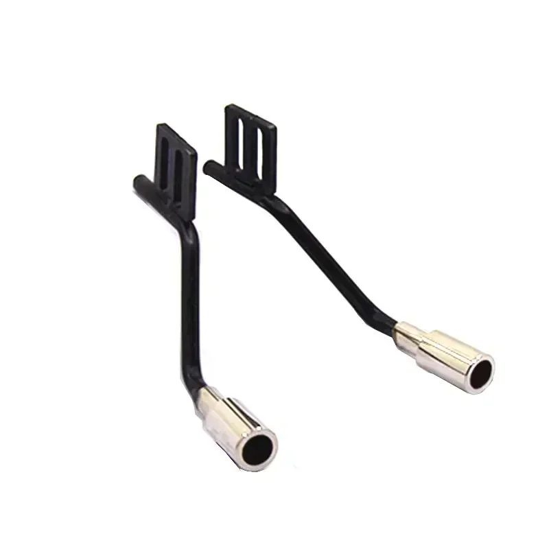 1 paio di accessori per tubi di scarico decorativi per simulazione auto RC in metallo per scx10 1/10