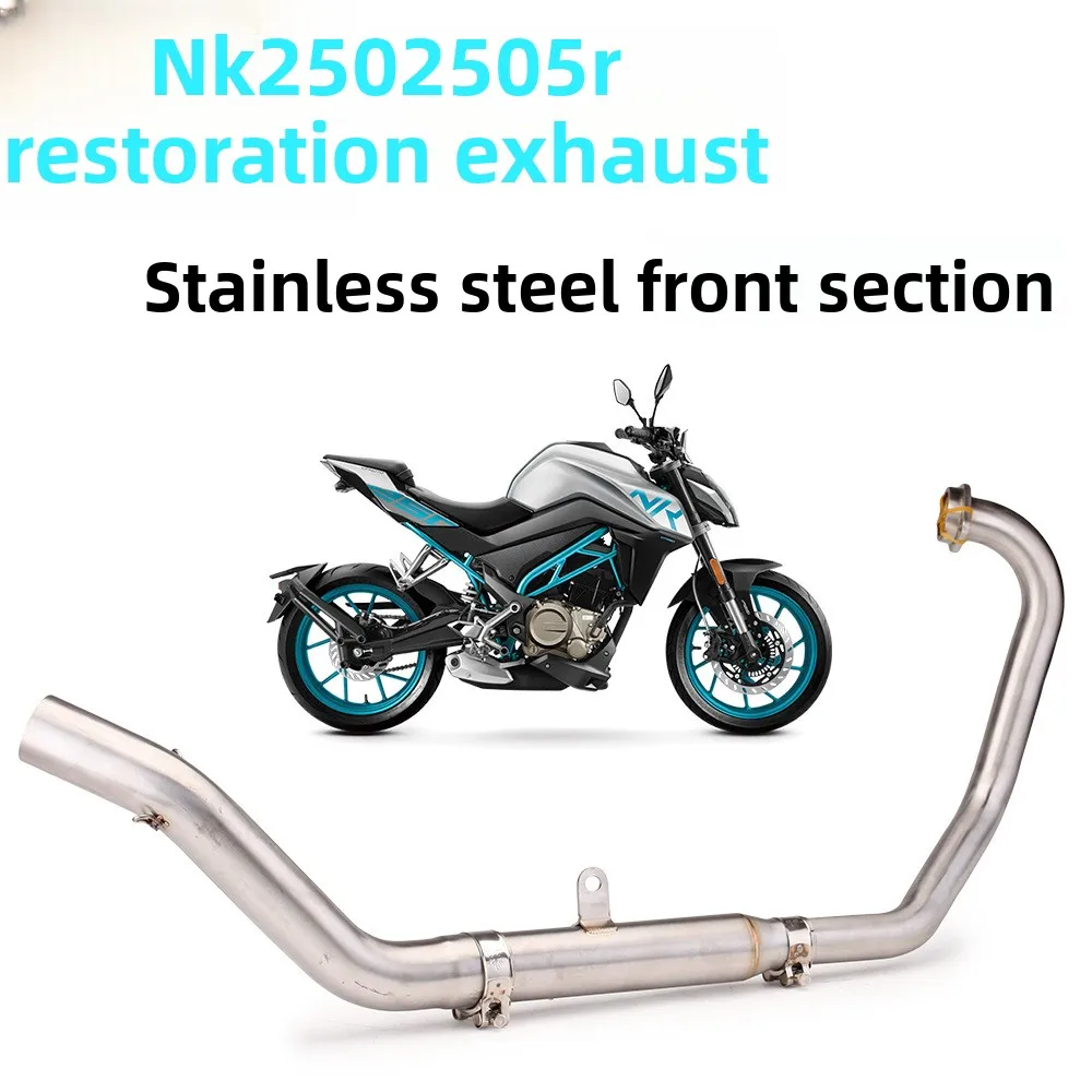 

Scorpio M4 Exhaust System for CFMOTO NK250 & 250SR, Stainless Steel Back Pressure Front Pipe