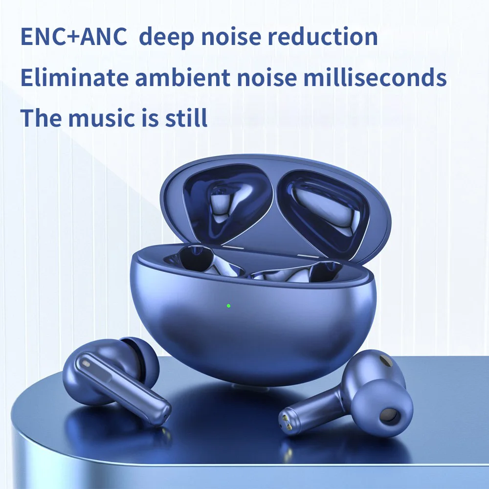 

ANC TWS Earbuds Bluetooth 5.1Earphones Active Noise Cancelling Headphones Low Latency ENC Noise Reduction for Itel Vision 3 Turb