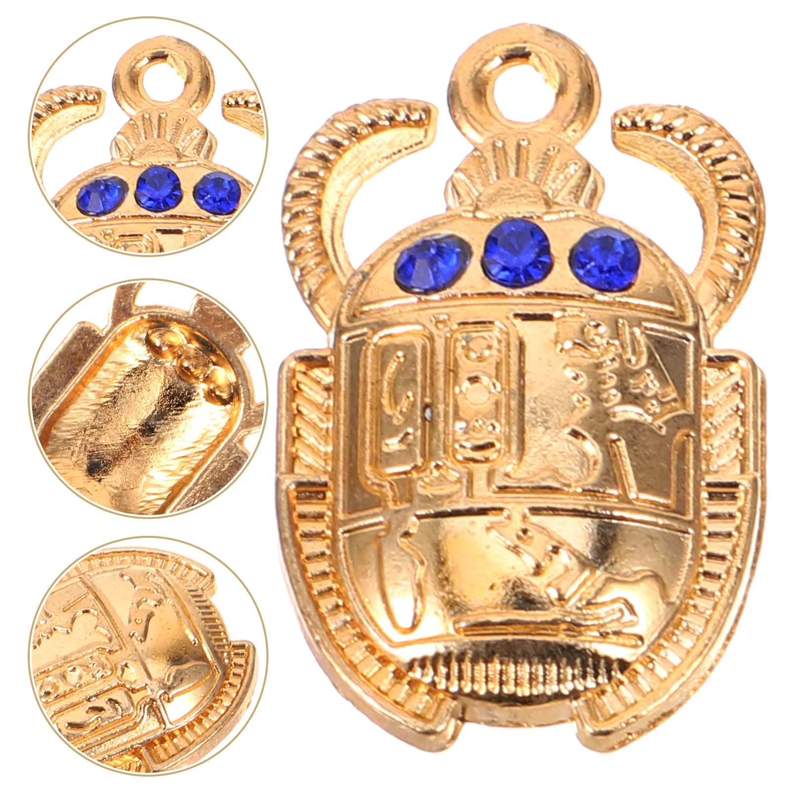 20 ชิ้น Scarab จี้จํานวนมาก Charms ด้วงสําหรับสร้อยคอ DIY คริสตัลเครื่องประดับทํา