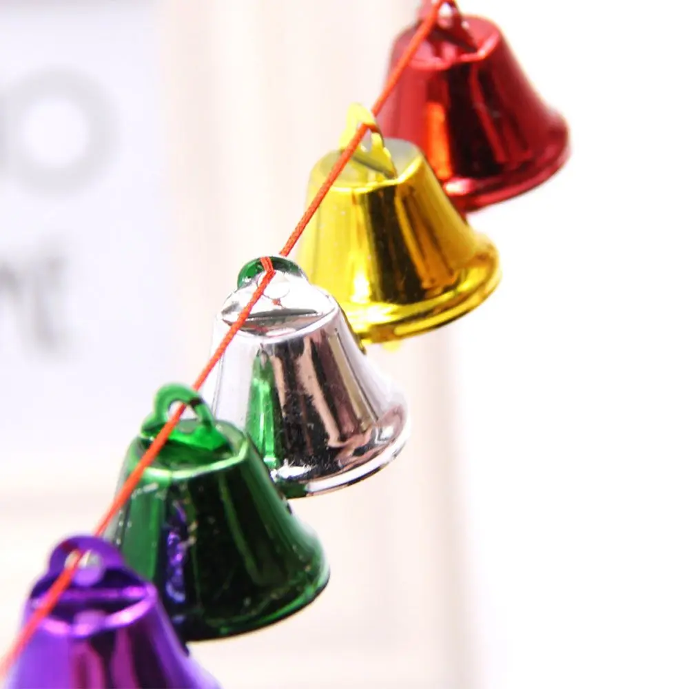 10 Stück DIY Metall kreative Mini bunte kleine Glocke musikalische Schlag instrumente Anhänger Glocke Handwerk Unterhaltung
