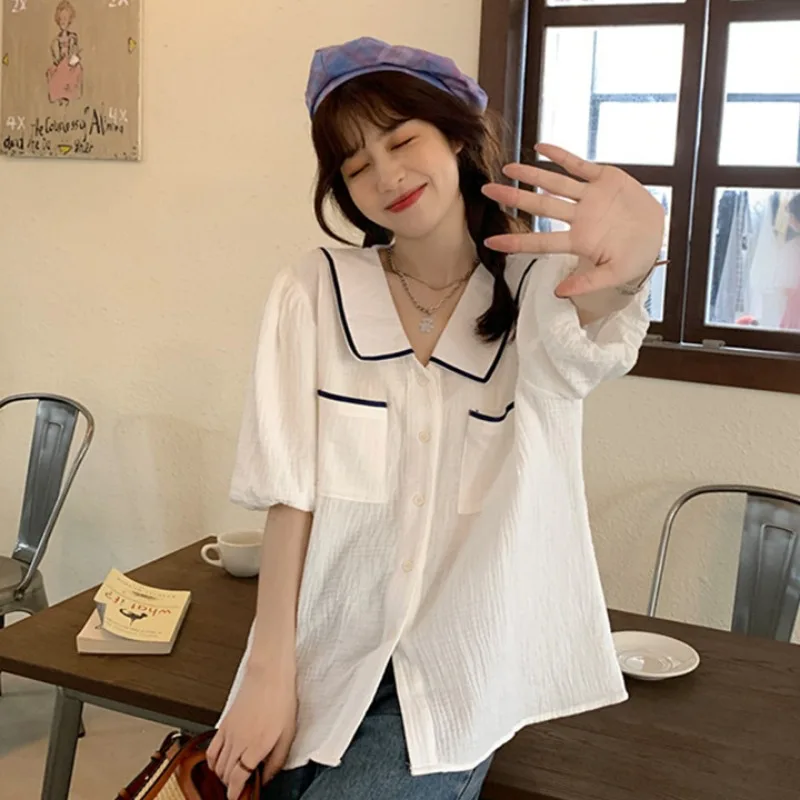 

Loose ort Sve V-Ne Women's irt Spring Summer New Sle plus Size Faionable Casual Top for Young Women 8-24