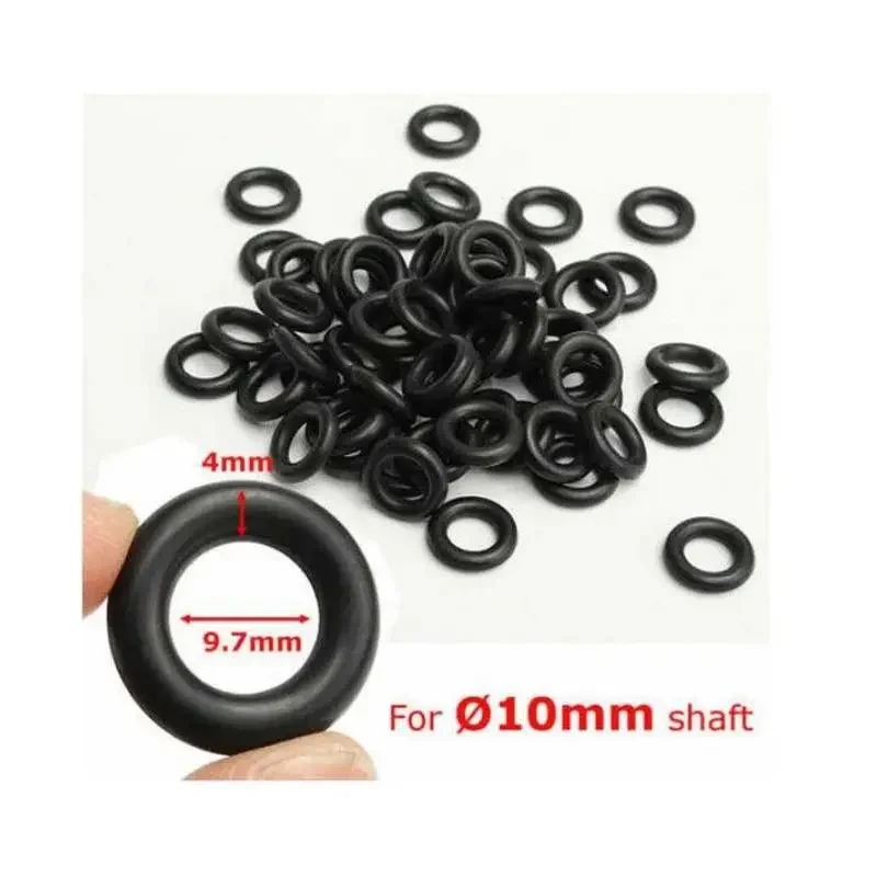 

60 Pieces Of Tire Changer Pedal Parts 9.7x4 MM Air Control Valve Sealing O-Ring Accessories