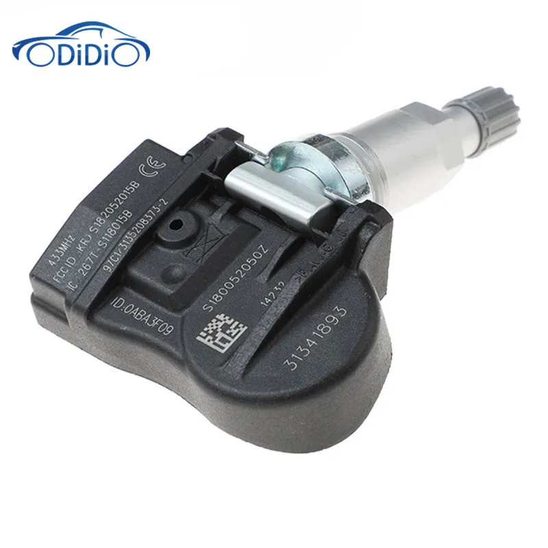 1/4 piece 31341893 433 MHZ Tire Pressure sensor TPMS Sensor For Volvo C30 C70 S40 S60 S70 S80 V40 V50 V60 V70 XC60 XC70 XC90