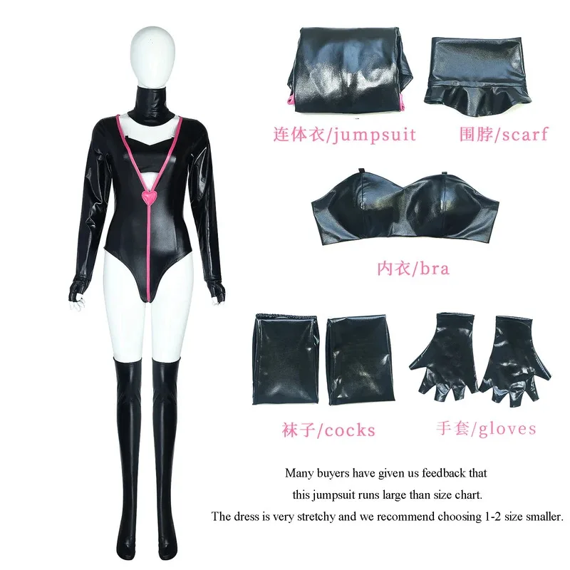 Bear's Den Hazbin أنيمي فندق زي الملابس الموحدة تأثيري الملاك الغبار فستان مثير الأحمر والأبيض المشارب قاعة جديد 2025