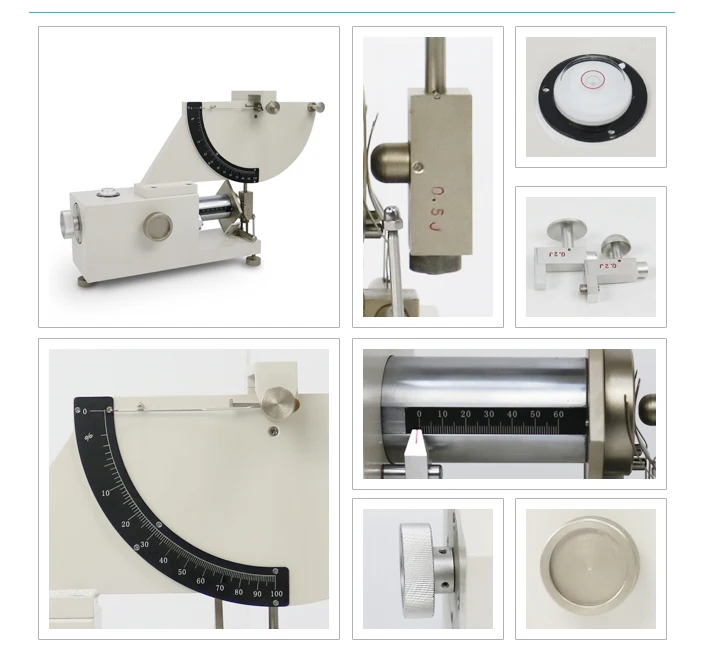 DIN 53512 Rubber Rebound Resilience Elasticity Tester