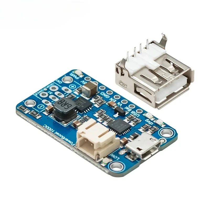 Rechargeable 5V Lipo USB Boost Charger Module 1A PowerBoost 1000 for Electronic Project Power Supply