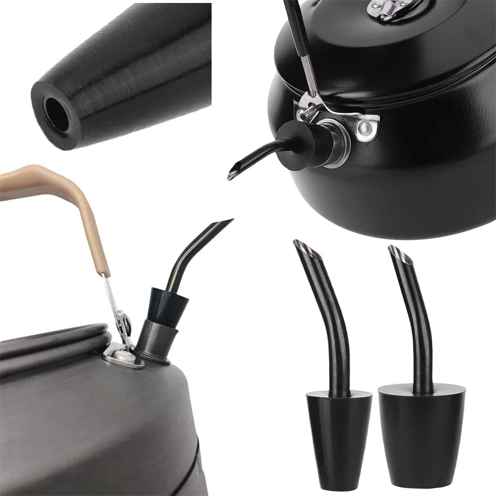 Outdoor Kettle Spout Extension Tube Nozzle Outdoor Tableware Hand Drip Filter Spouts Kettle Mouth Accessory for Camping Hiking