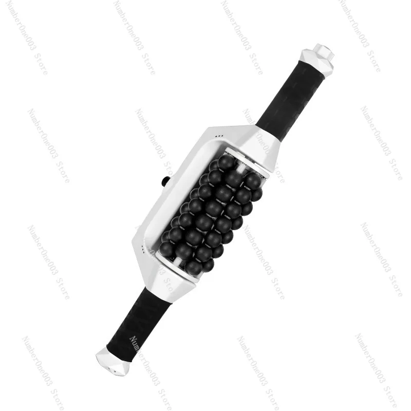 

USB Charging Roller Pressing Micro Vibration Ball Shaping Shoulder Back Body Muscles Electric Relaxation Massage Stick