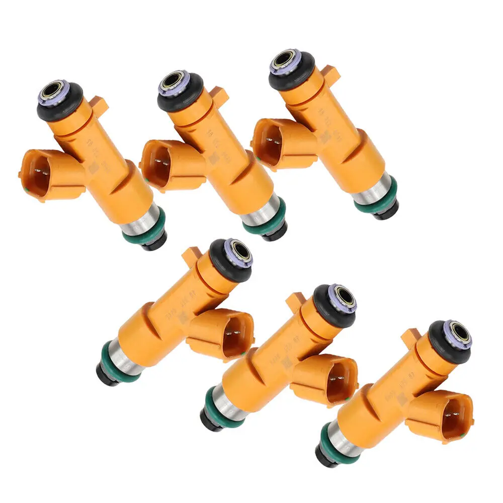 6Pcs Fuel Injector for Nissan Pathfinder Frontier Xterra Suzuki Equator V6 3.7L 4.0L 2008-2017 16600-EY00A 16600EY00A