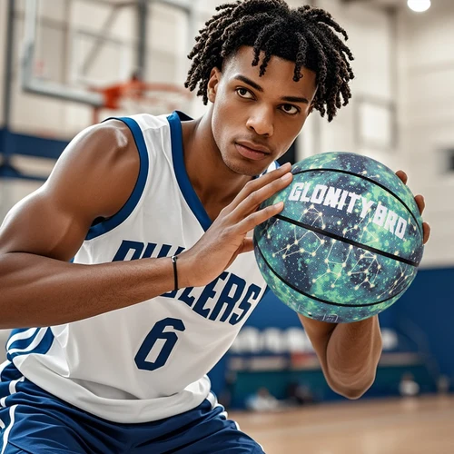 Imagen 2 del producto Regalo de baloncesto luminoso verde de cuero brillante para niños y niñas, pelota de juego nocturno para interiores y exteriores, tamaño 7 (29,5"") / 6(28.5"") / 5 (27,5"")