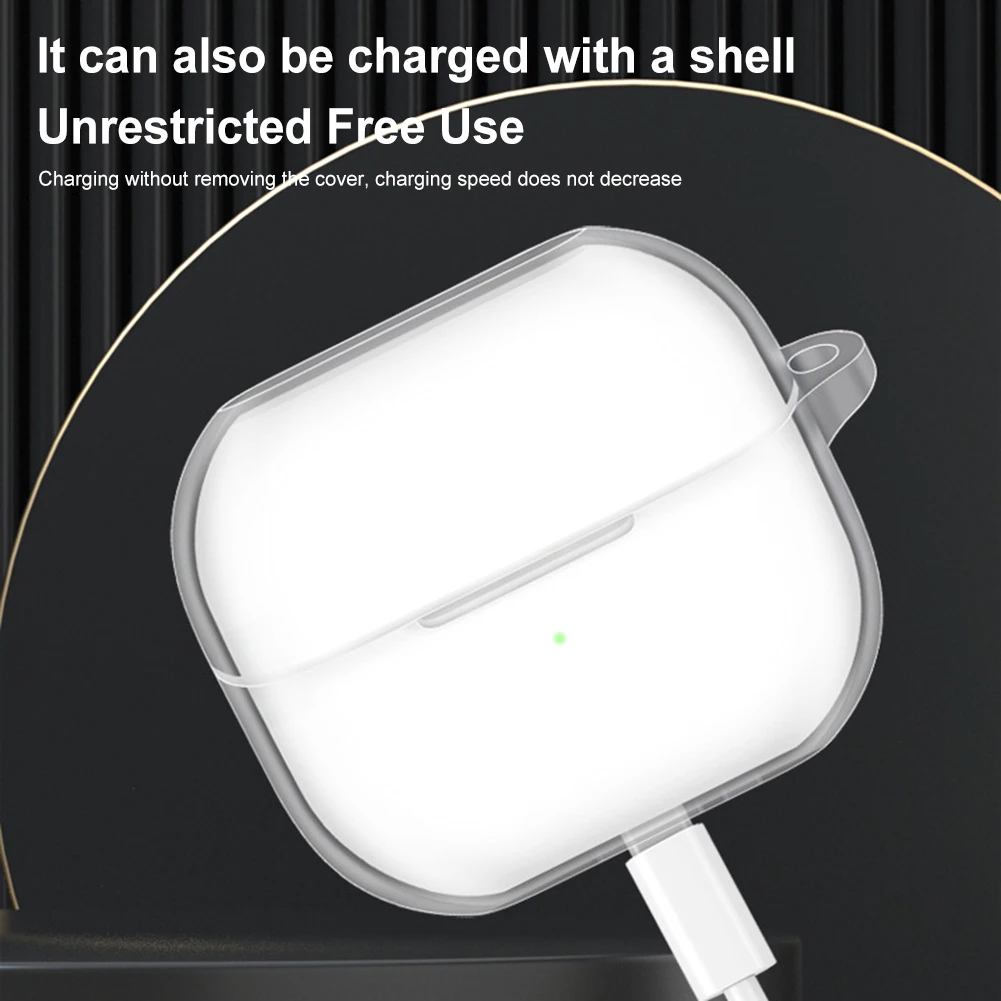 Casing Earphone transparan untuk Samsung Galaxy Buds 3, casing lembut Bluetooth nirkabel 3 dan Galaxy Buds 3