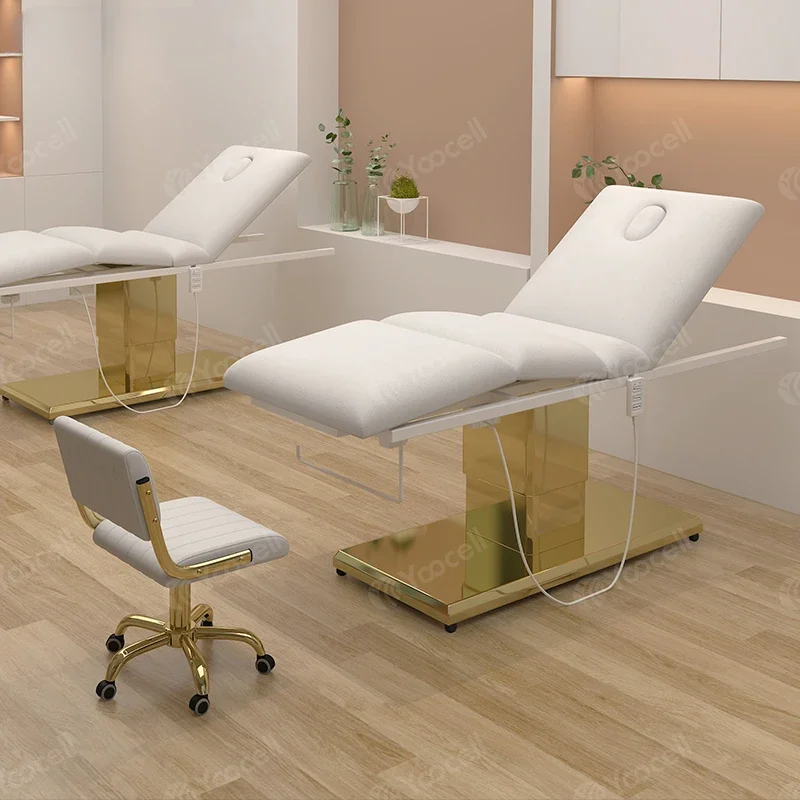 Featured product beauty salon equipment furniture 3 motors message table electric beauty chair facial bed for sale