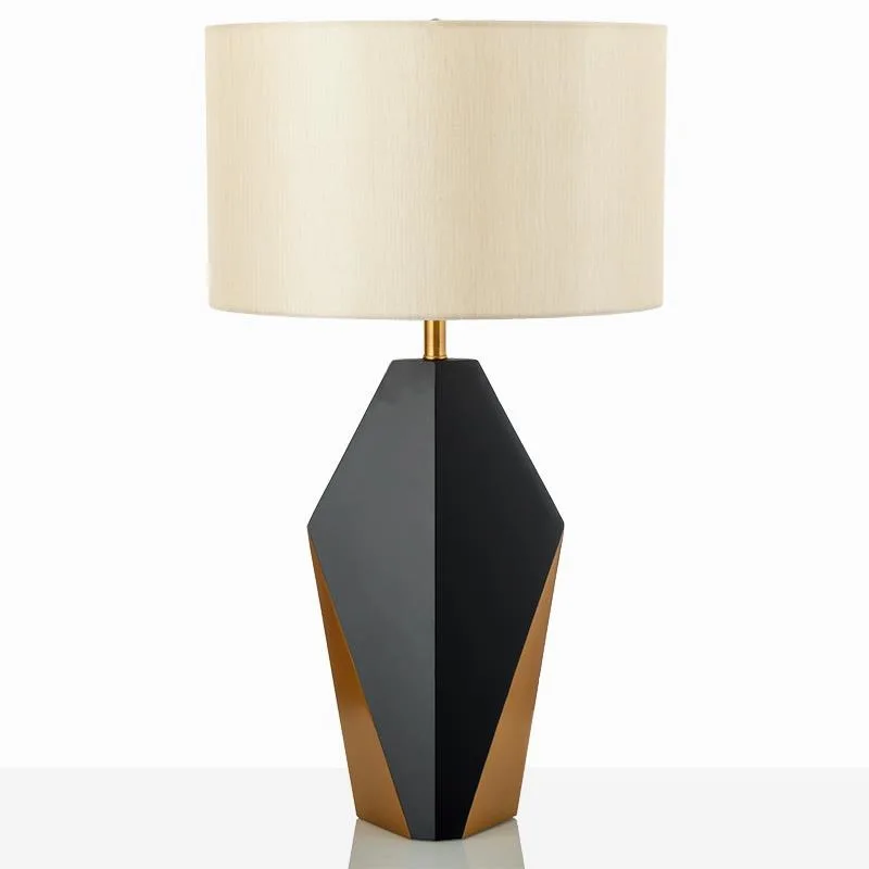 Nordic Bedroom Bedside Lamp Postmodern Polygonal Metal Creative Simple Modern Living Room Study Decorative Table Lamp image 5