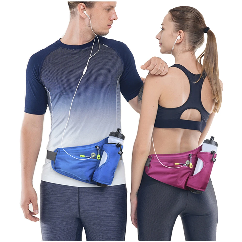 Bolsa de hidratación para correr, riñonera deportiva para teléfono, impermeable, gimnasio, ciclismo, senderismo, caminar, cinturón portátil