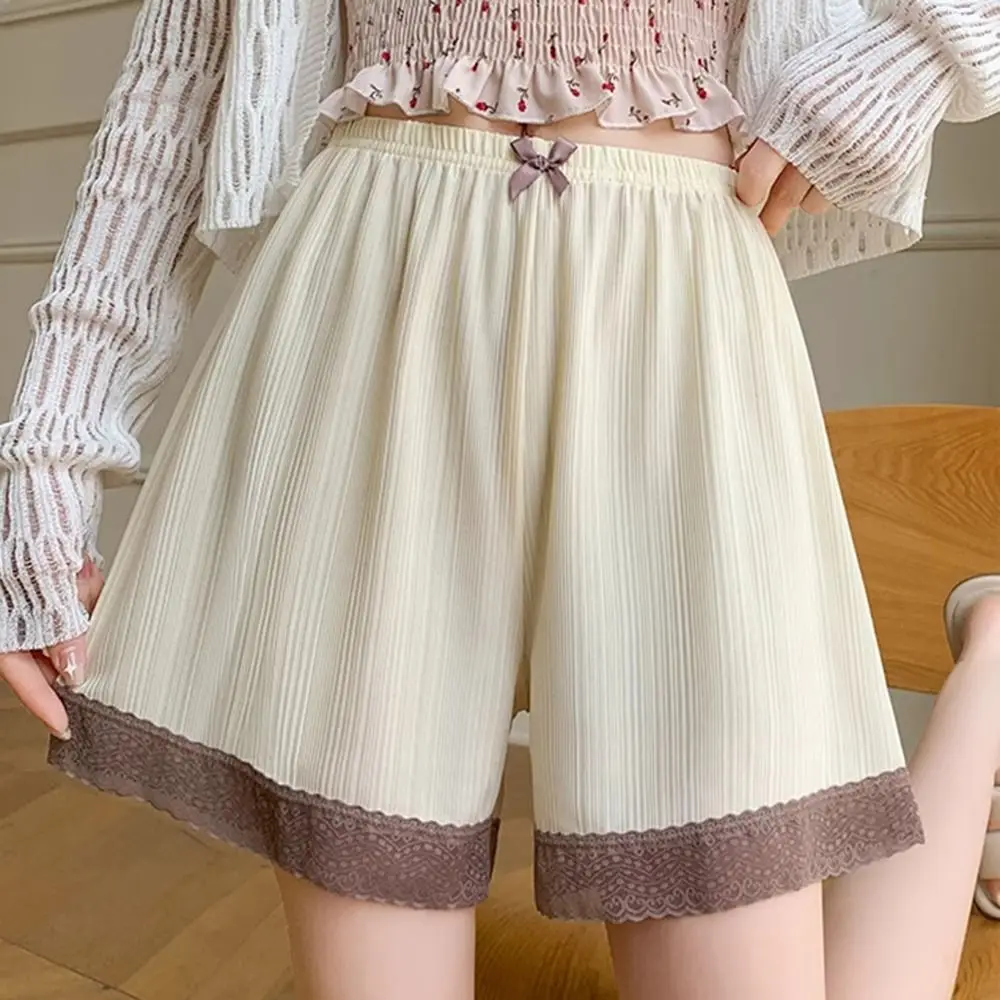 

Color-blocked Lace Leggings Loose Striped Breathable High Elasticity Leggings Loose Women's Underwear