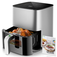 5L Large Capacity Family Size Air Fryer Oven, 1450W Healthy Oil-Free Cooker with 8 Presets & Safety Lock