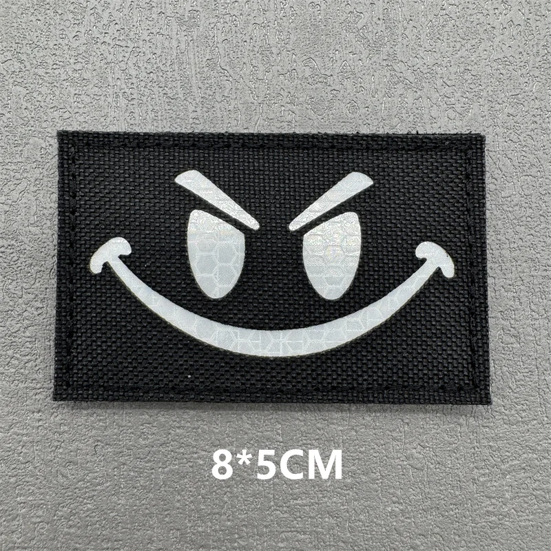 3D Taktische Patches IR Reflektierende Abzeichen auf Rucksack Weste Kleidung DIY Moral Taktische Abzeichen Haken & Schleife Laser Cut liefert