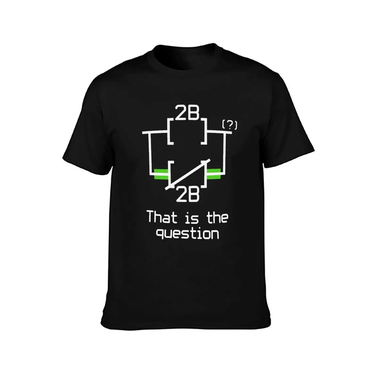 To Be Or Not To Be Ladder Logic Electrical Engineer T-Shirt Regular Fit Plain Tee Shirt T-Shirt