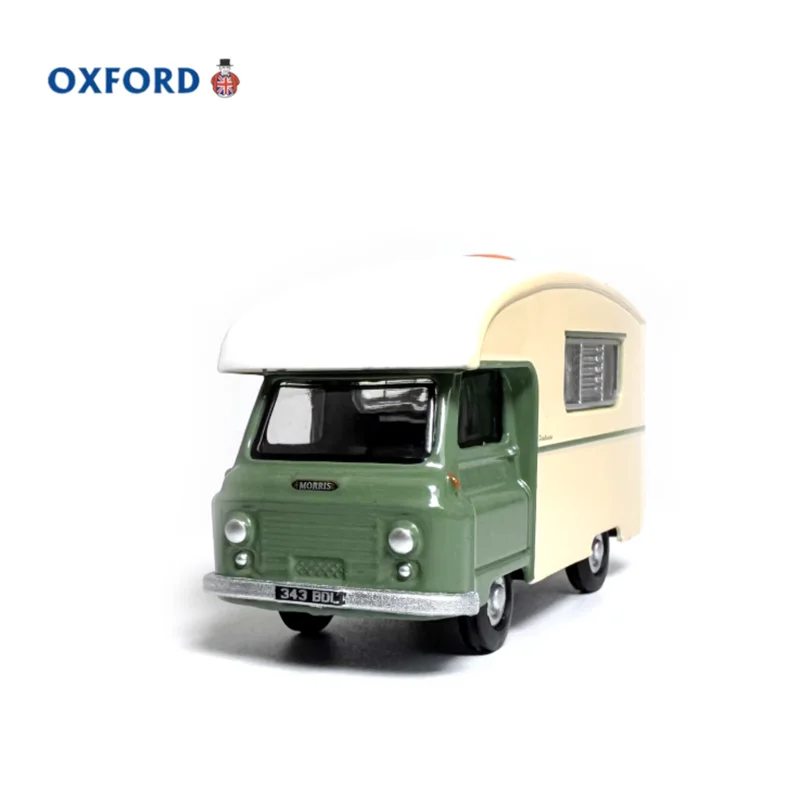 

Модель автомобиля OXFORD Diecast 1:76, ретро-автодом Morris J2 1963, из сплава, имитация, коллекционная игрушка, подарок, статическая демонстрация