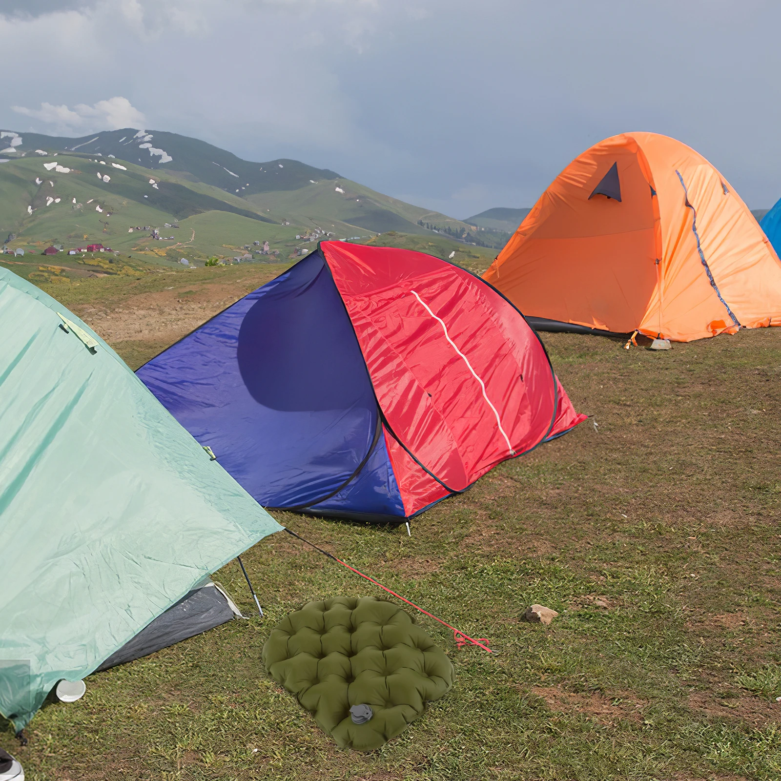 

Lightweight Foldable Inflatable Seat Cushion Camping Picnic Beach Travel Portable Comfortable Durable Adjustable Firmness Water