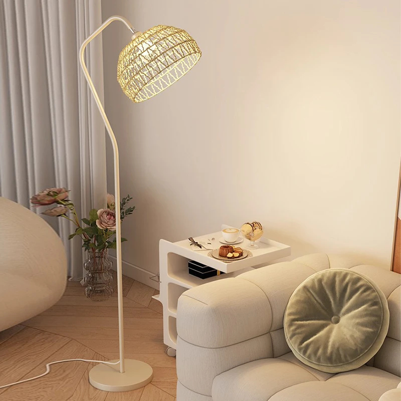 

Nordic Cream style floor lamp LED modern Grass Vine floor Standing lamp simple living room bedroom creative bedside lamp