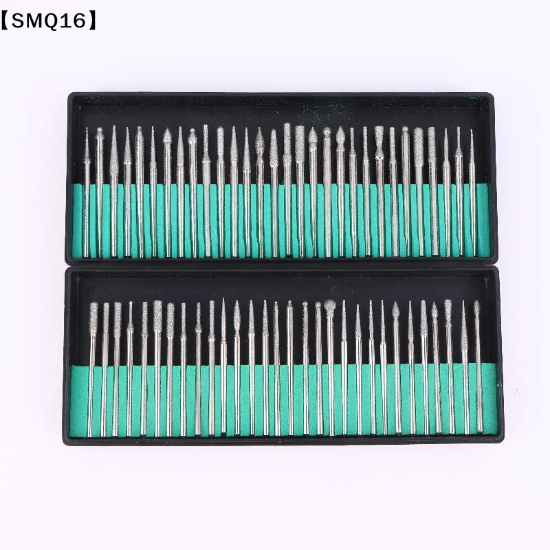1Set Diamond Grinding Head Wear-resistant Drill Bit Set For Woodworking Engraving Carving Polishing Drill Bit Rotary Tool 【SMQ】