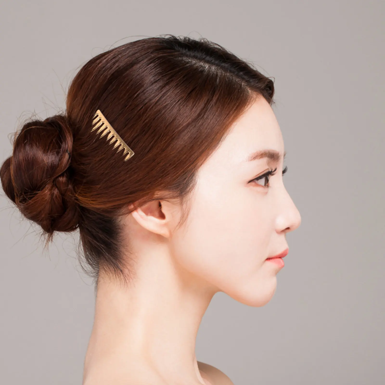 

4Pcs Metal Teeth Hair Comb Set Side Combs Flexible Decorative Hair Clips Wedding Veil Accessories for Women Bride Hairstyling