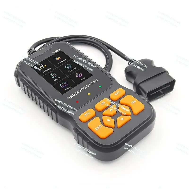 

V520 Car OBD2 Code Reader Handheld Multifunctional Car Code Reader, Color Screen, Multilingual