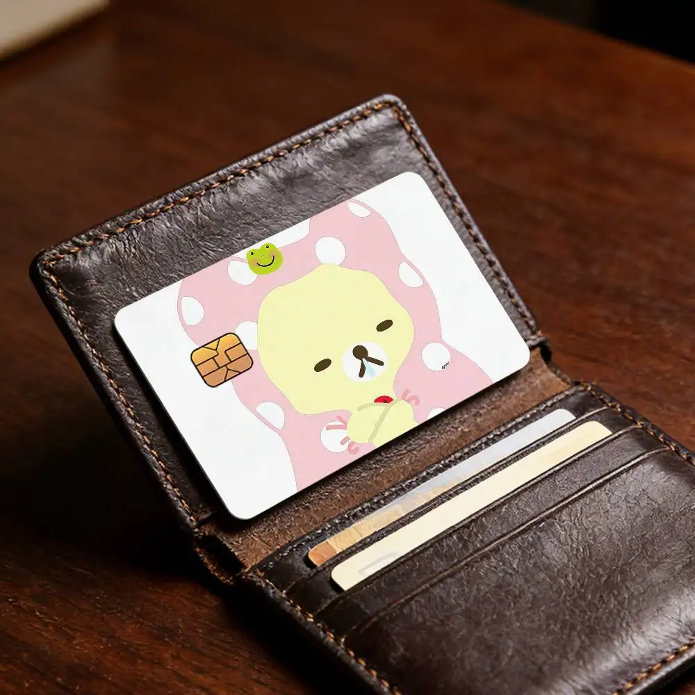 Niedlicher Cartoon R-Rilakkuma Bestseller Deko Exquisiter Kartenaufkleber für Debit- und Kreditkarten Skin-Cover Geschenk für Studenten – Detail 24