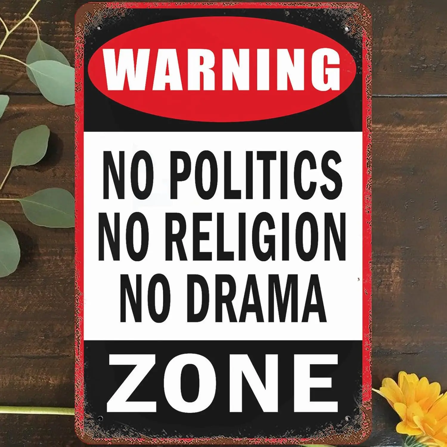 Vintage Metal Tin Sign 8