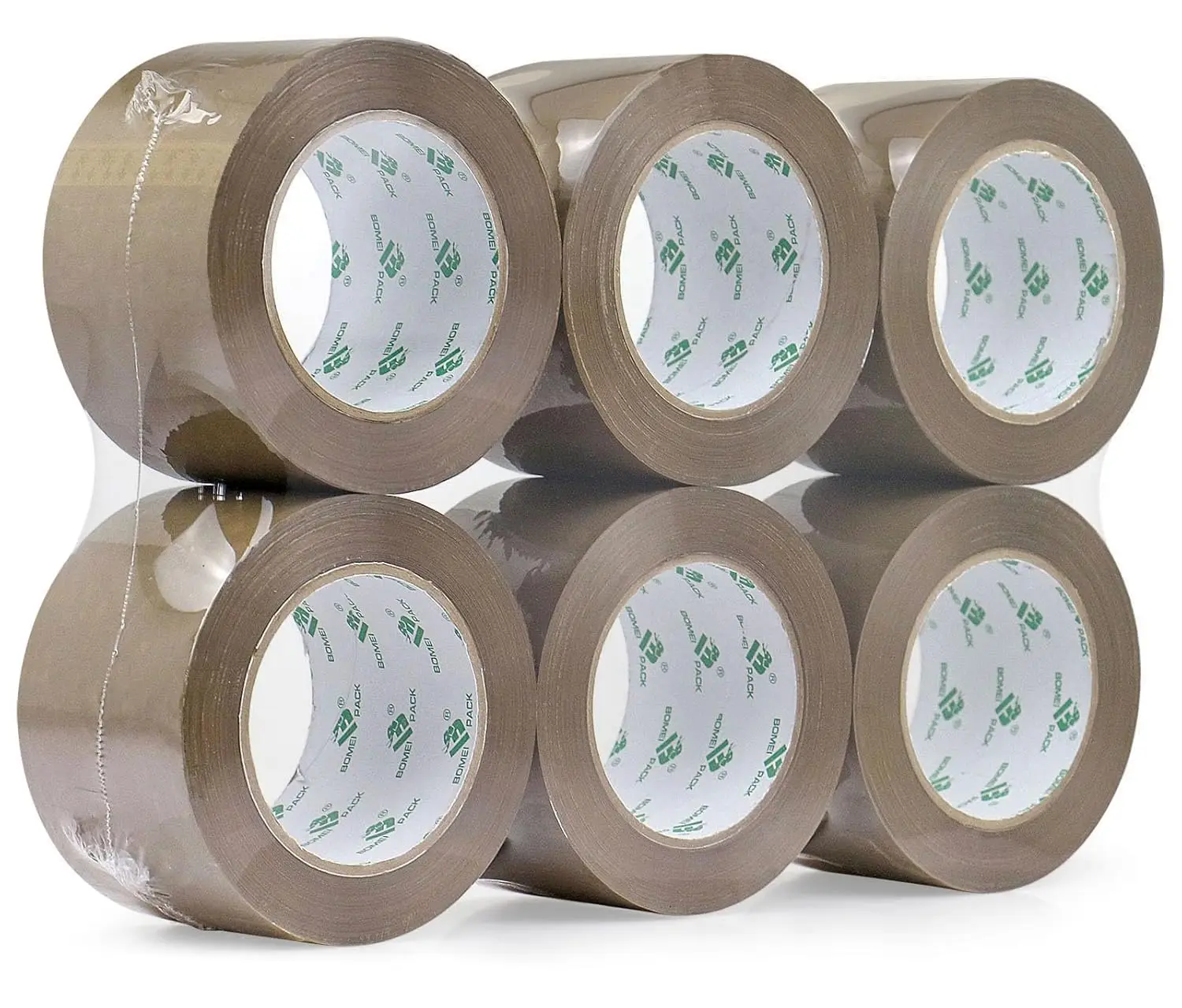 

3 inch Brown Packing Tape, 6 Refills Rolls Heavy Duty Wide Packaging Tape for Moving, Shipping, Mailing and Storage, 2.7