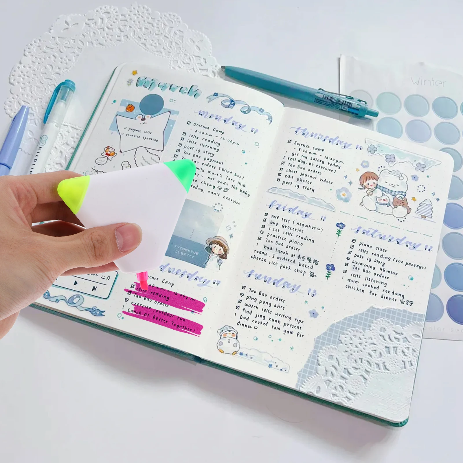 

Маркер для граффити, разноцветная флуоресцентная ручка, портативный книжный маркер, маркеры треугольной формы для студентов, яркий цвет