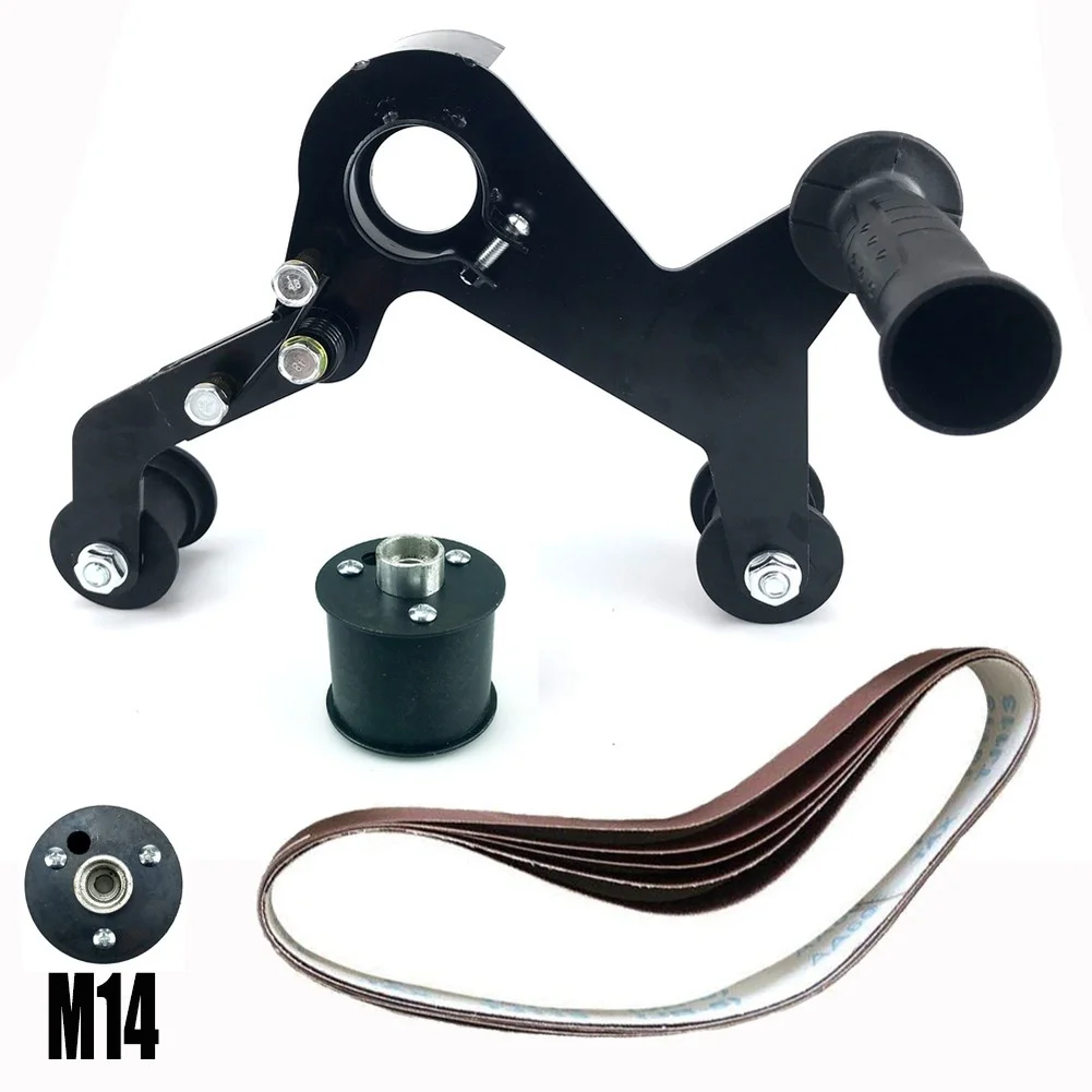 1Set Grinder For Wood/aluminum/copper/titanium Polishing 360° Grinding Quick Belt Replacement Sanding Belt Grinder Attachment