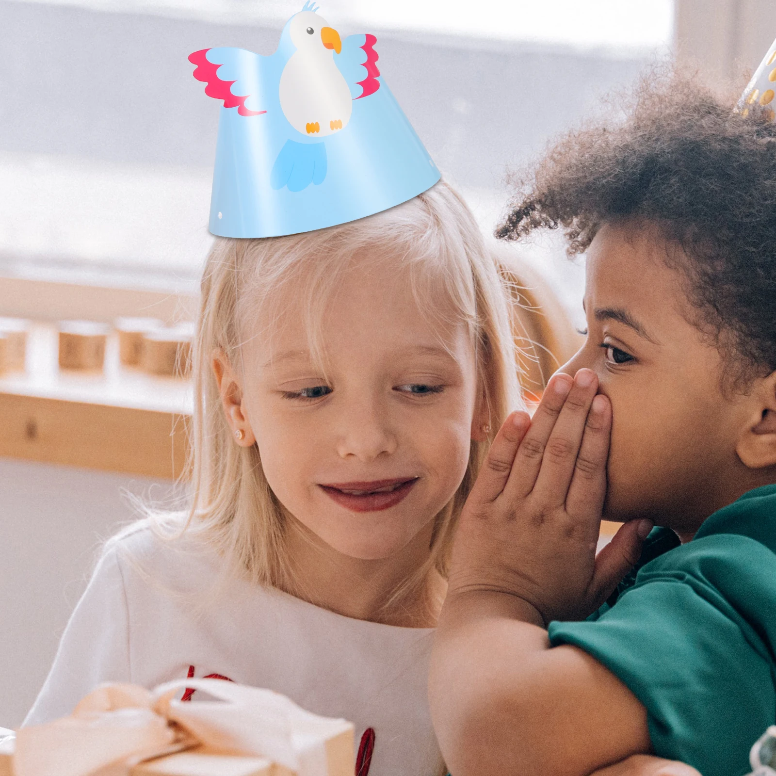 

16pcs Hat Animal Design Kids Paper Cartoon Jungle Animal Headb Hats Wedding Party Hats Children Festive Supplies