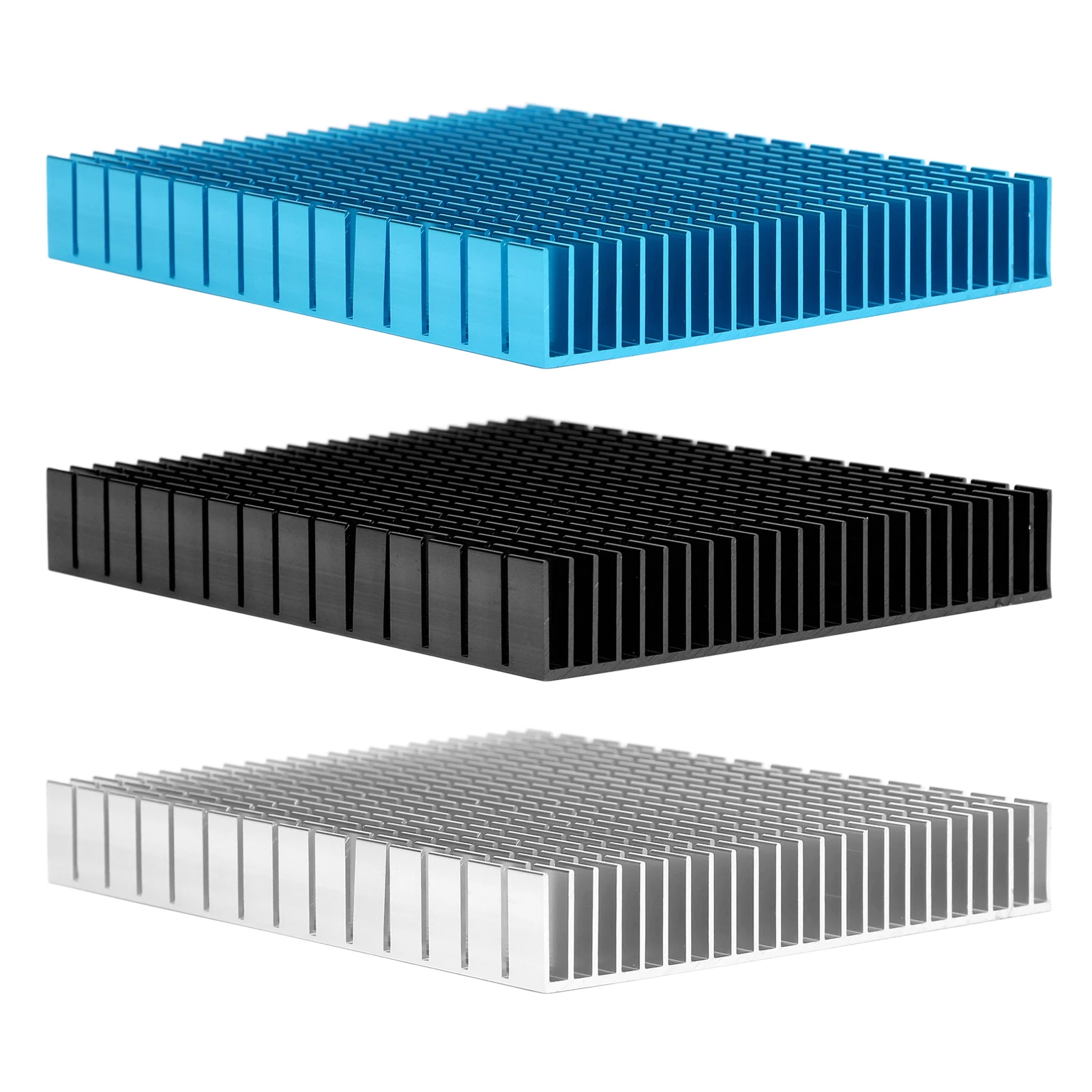 Chip Heat Sink Aluminium Heatsink Cooler 150X120X20mm Cpu Amplifier PCB Cooling Heatsink High Power Cooling Block Radiator