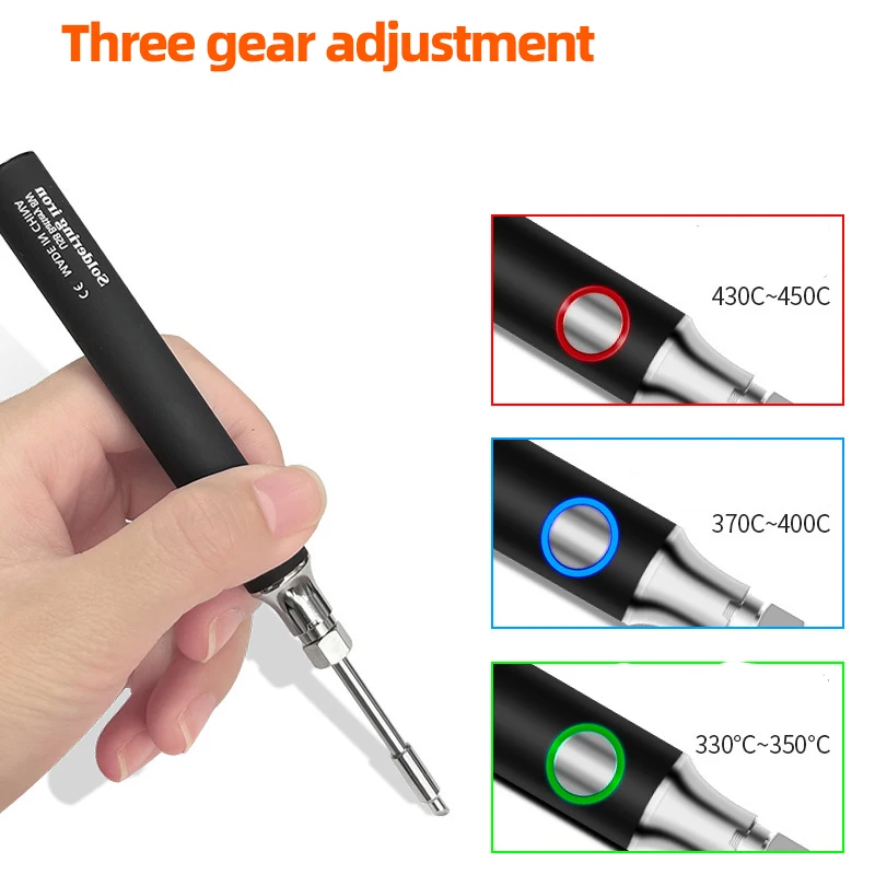 Rechargeable Soldering Iron Powered Small Soldering Pen For Home And Outdoor Convenient Soldering Of Small Soldering Iron