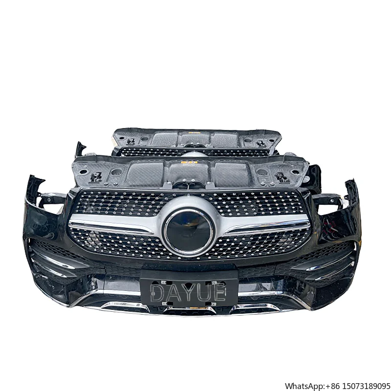 

GLE167 Plastic Front Bumper High Quality Bolt-On Assembly Mercedes-GLE Coupe/SUV 2020-2023 Universal Fitment Black