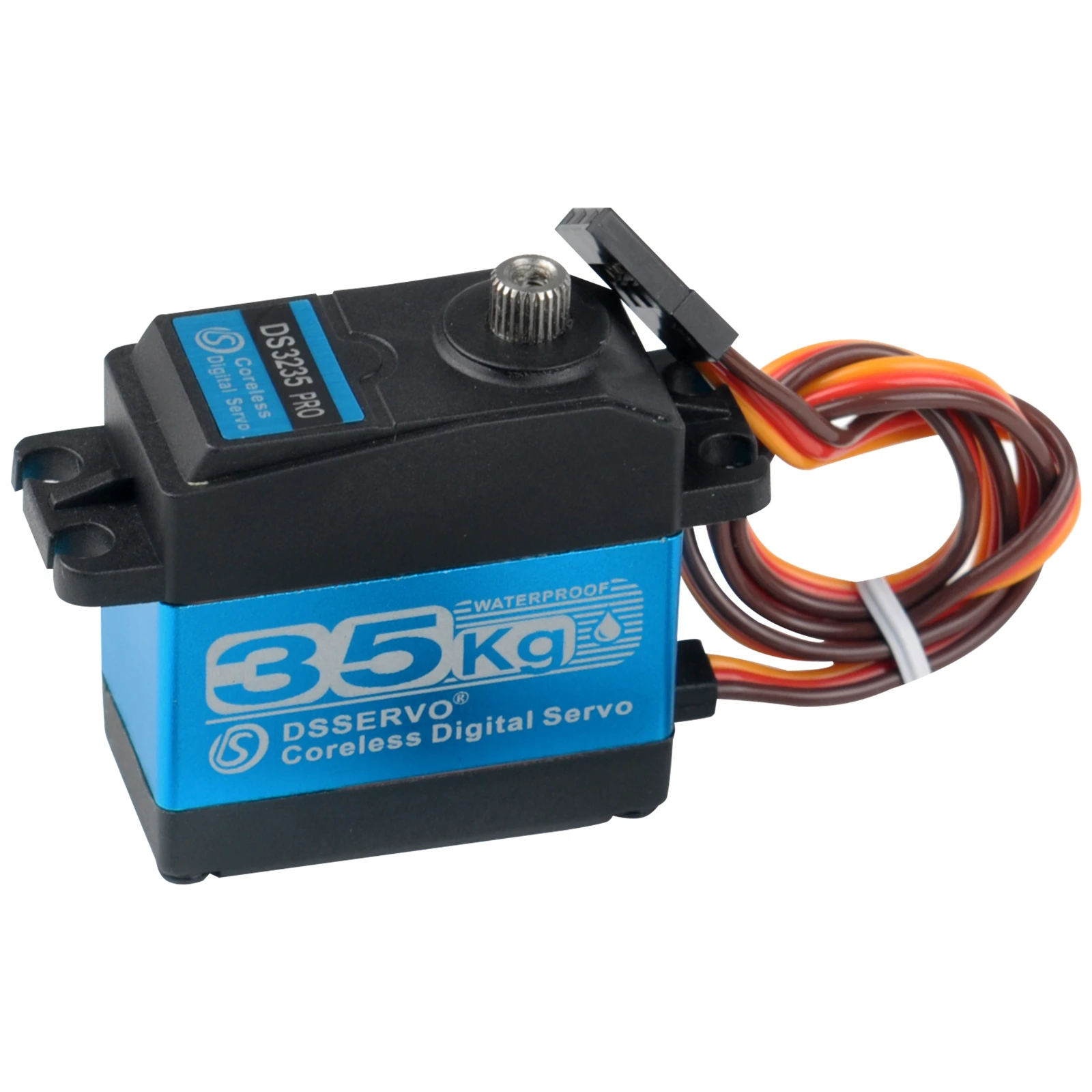 Serwo cyfrowe 35kg Bezrdzeniowy Silnik Przekładnia Stalowa IP66 180 ° /270 °   Części do serw, funkcji zasilania do modeli RC samochodów/robotów w skali 1:8, 1:10, 1:12