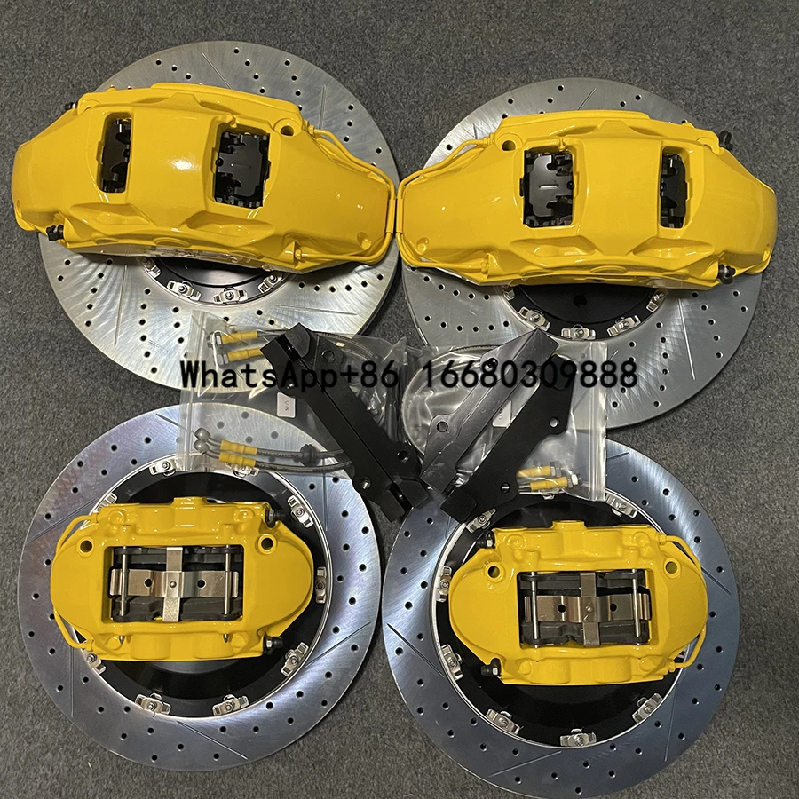 

Large Brake Kit High Performance 10 Pot Brake Caliper Upgrade System 10 Piston Brake Kit Suitable for E90 E92 M3 335i F30