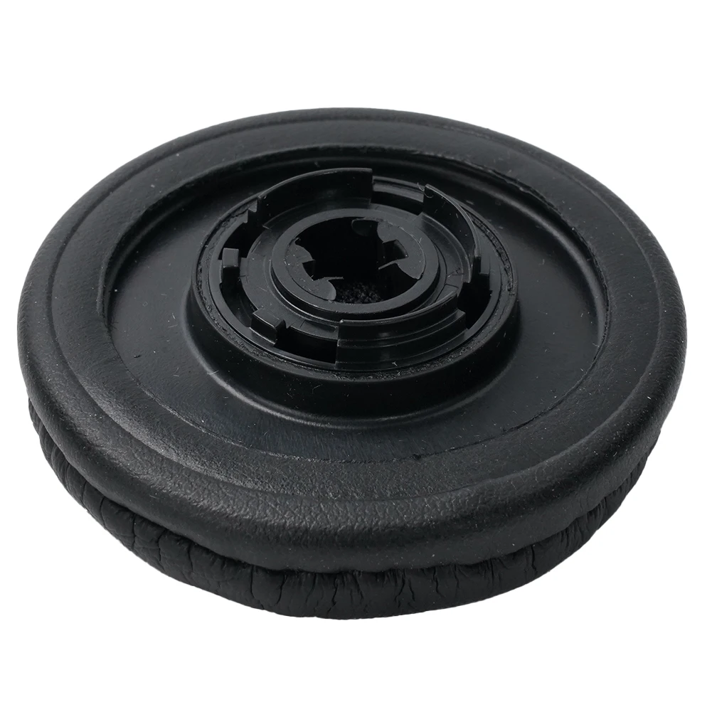 Black PU Leather Ear Pads with Foam Sponge Padding for Comfortable For Plantronics W740 W745 W440 W445 CS540 CS545 WH500