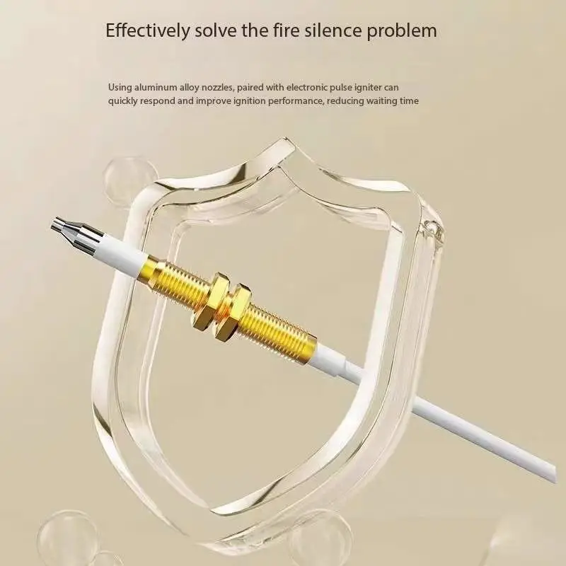 Universal Gas Stove Thermocouple Sensor Probe – Stainless Steel Flame Failure Safety Device for Cooktops