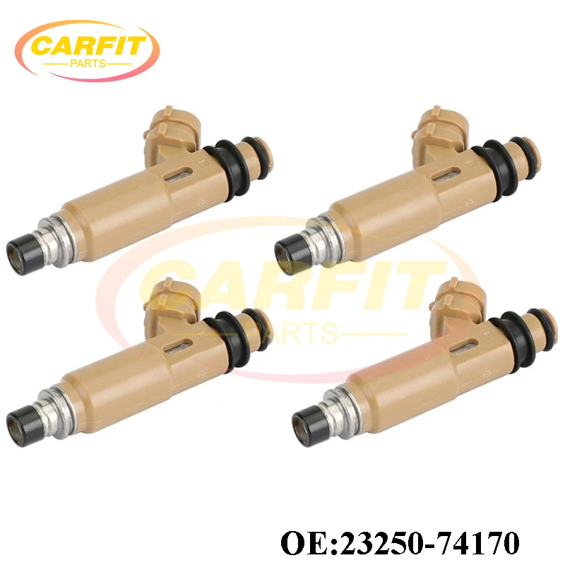 

4PCS High Quality New OEM 23250-74170 23209-74170 Fuel Injectors For Toyota Camry Rav4 Avensis Ipsum Corona Vista Auto Parts