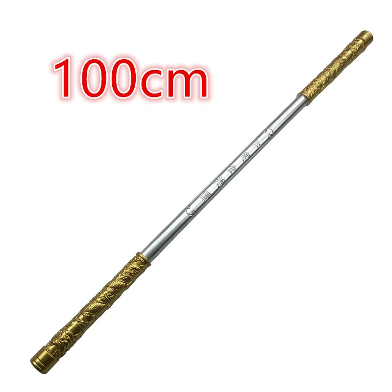 1:1 Sun WuKong Golden Cudgel Rod Weapon Wushu Sticks Cosplay Kungfu Props Outdoor Game Safety PU Role Gift Kid Toy