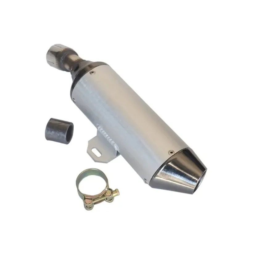 Motorcycle Exhaust Muffler Pipe Is Suitable for New BBR KAYO BSE Apollo Pit Bicycle Cross-country Bike 110cc 125cc 1SET