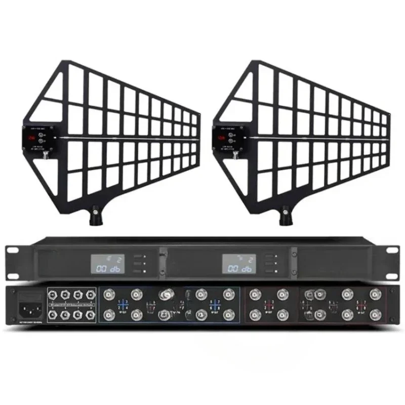 Professional original signal boost amplifier wireless microphone system antenna distribution